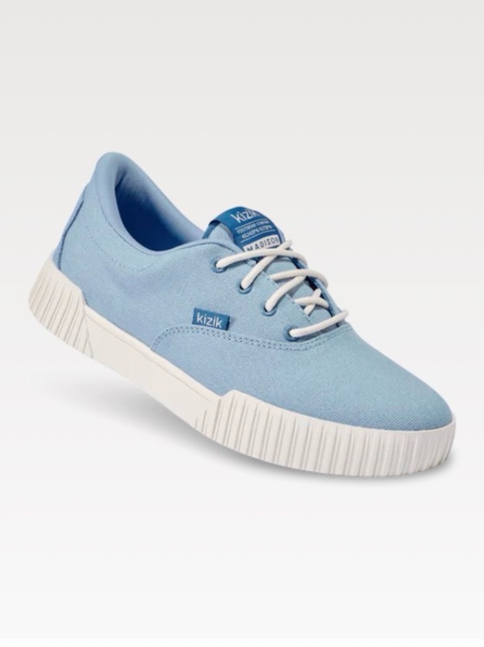 KIZIK MADISON HANDSFREE TECHNOLOGY SOFT CHAMBRAY SNEAKERS WOMENS SZ 9.5 GUC